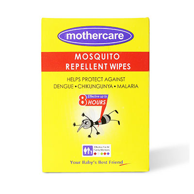 MOTHERCARE MOSQUITO REPELLENT WIPES 10S